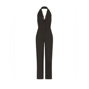 Ashley Park Tuxedo Jumpsuit in Black. NEW!